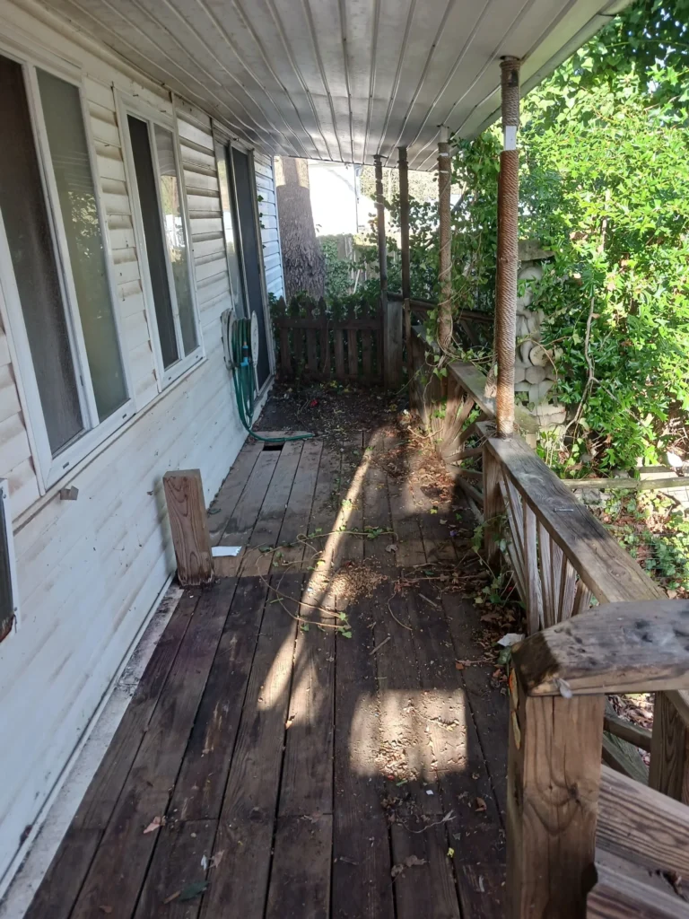 After porch